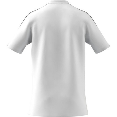 Men Aeroready Essentials Pique Embroidered Polo Shirt, White, A901_ONE, large image number 7