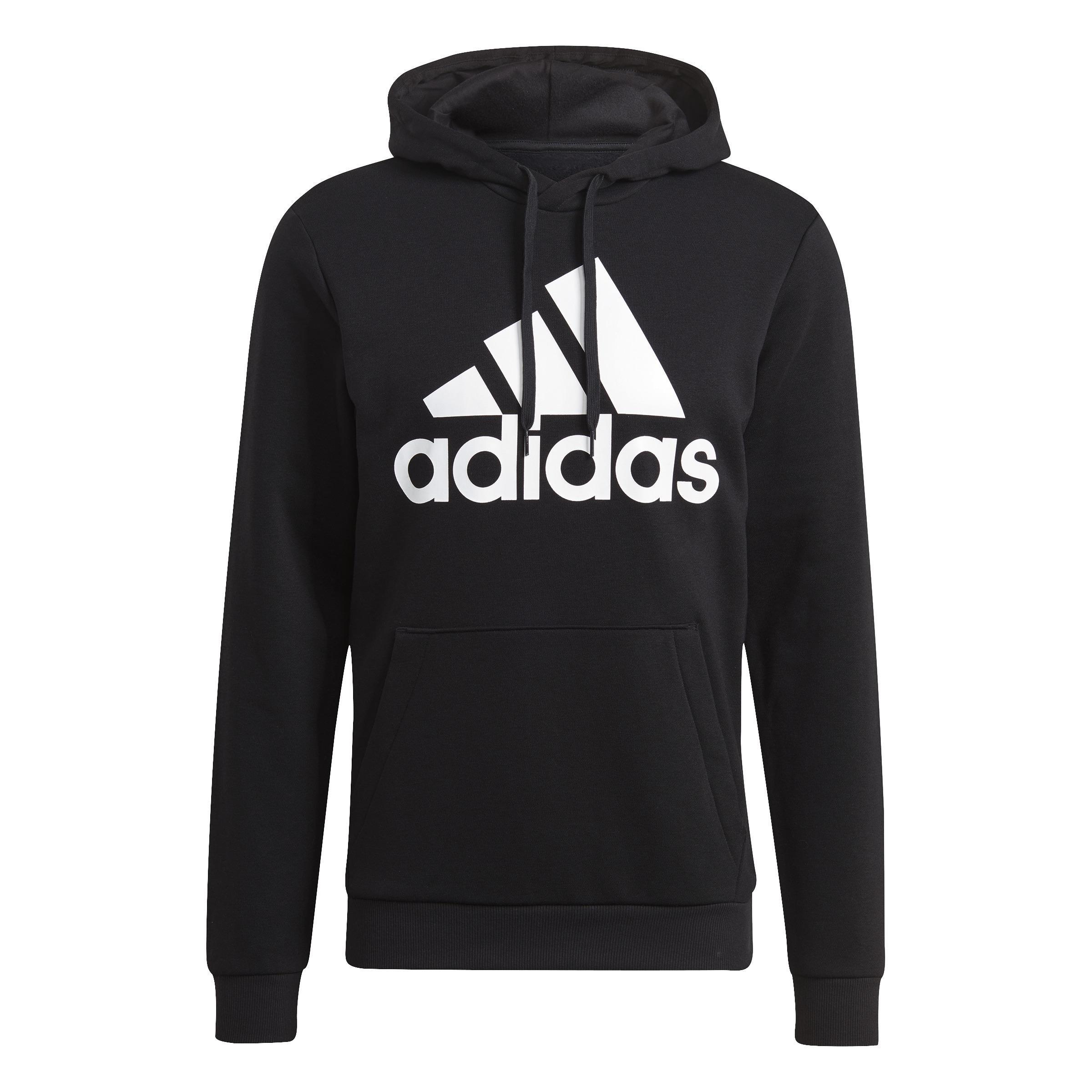 Essentials Fleece Big Logo Hoodie, Black, A901_ONE, medium