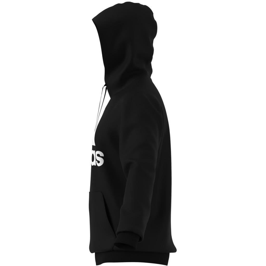 Essentials Fleece Big Logo Hoodie, Black, A901_ONE, large image number 4