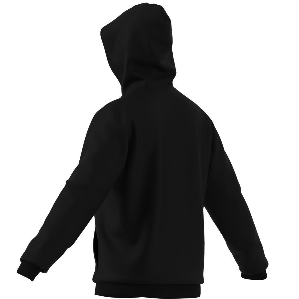 Essentials Fleece Big Logo Hoodie, Black, A901_ONE, large image number 7