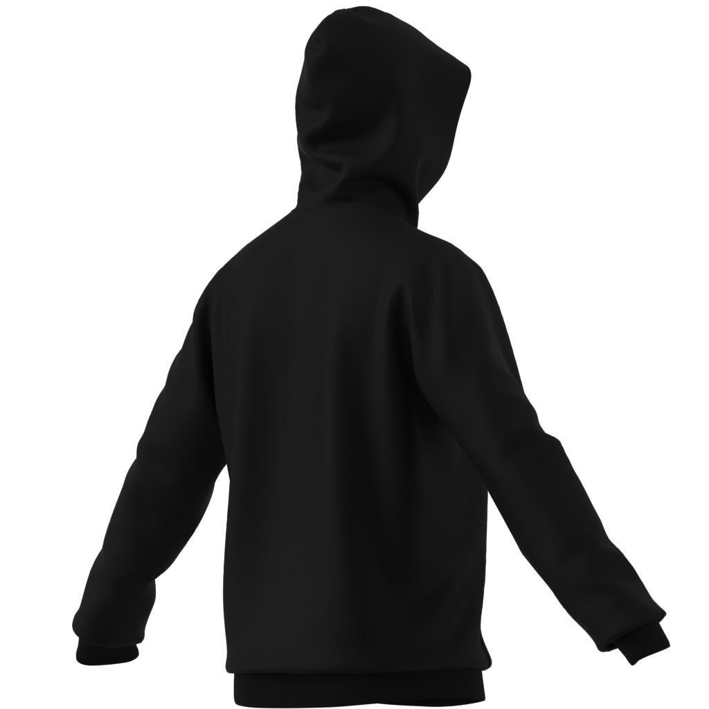 Essentials Fleece Big Logo Hoodie, Black, A901_ONE, large image number 8