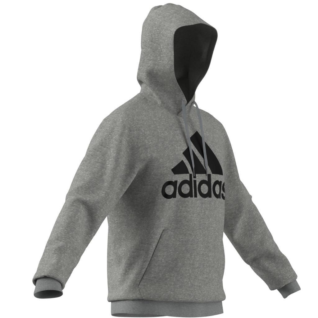 Essentials Fleece Big Logo Hoodie, Grey, , large image number 3