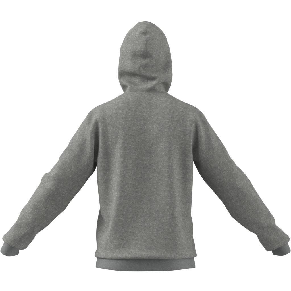 Essentials Fleece Big Logo Hoodie, Grey, A901_ONE, large image number 4