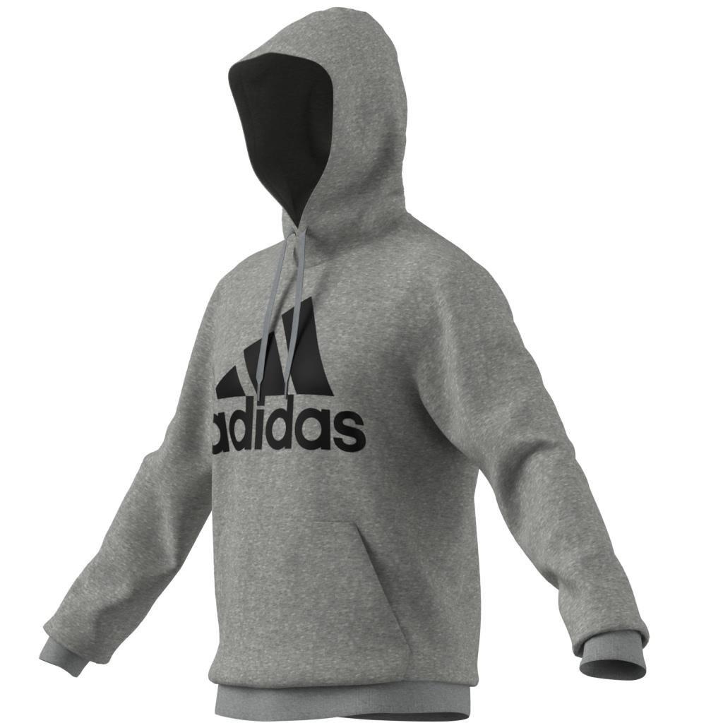Essentials Fleece Big Logo Hoodie, Grey, , large image number 5