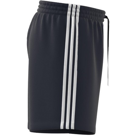 Men Essentials French Terry 3-Stripes Shorts, Blue, A901_ONE, large image number 3