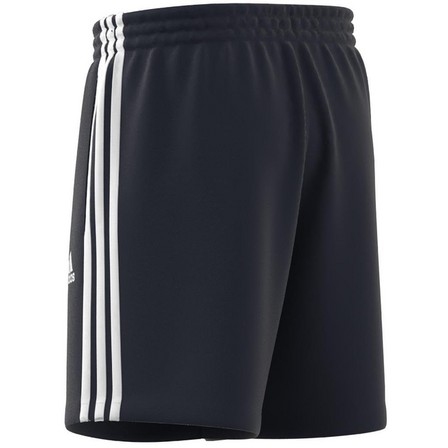 Men Essentials French Terry 3-Stripes Shorts, Blue, A901_ONE, large image number 5
