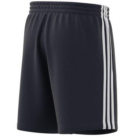 Men Essentials French Terry 3-Stripes Shorts, Blue, A901_ONE, large image number 7