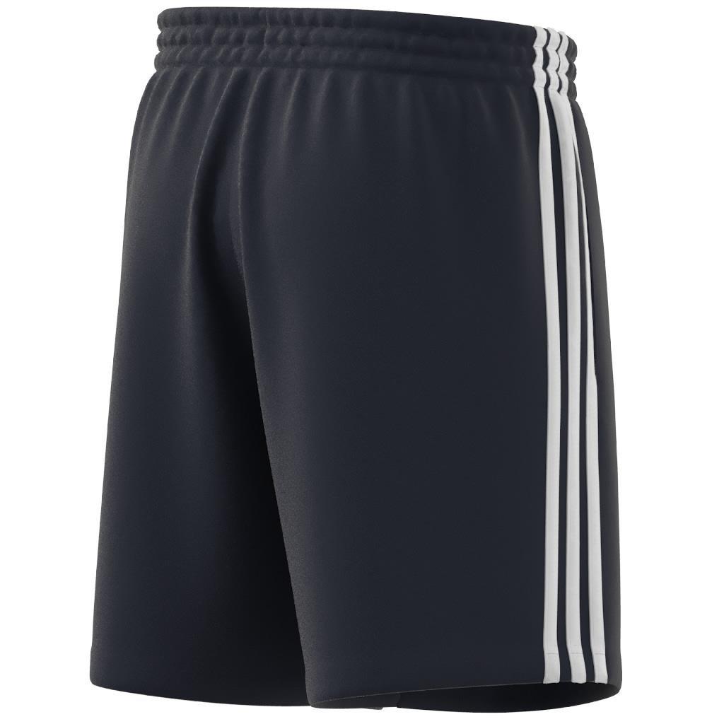 Essentials French Terry 3-Stripes Shorts, Blue, , large image number 8