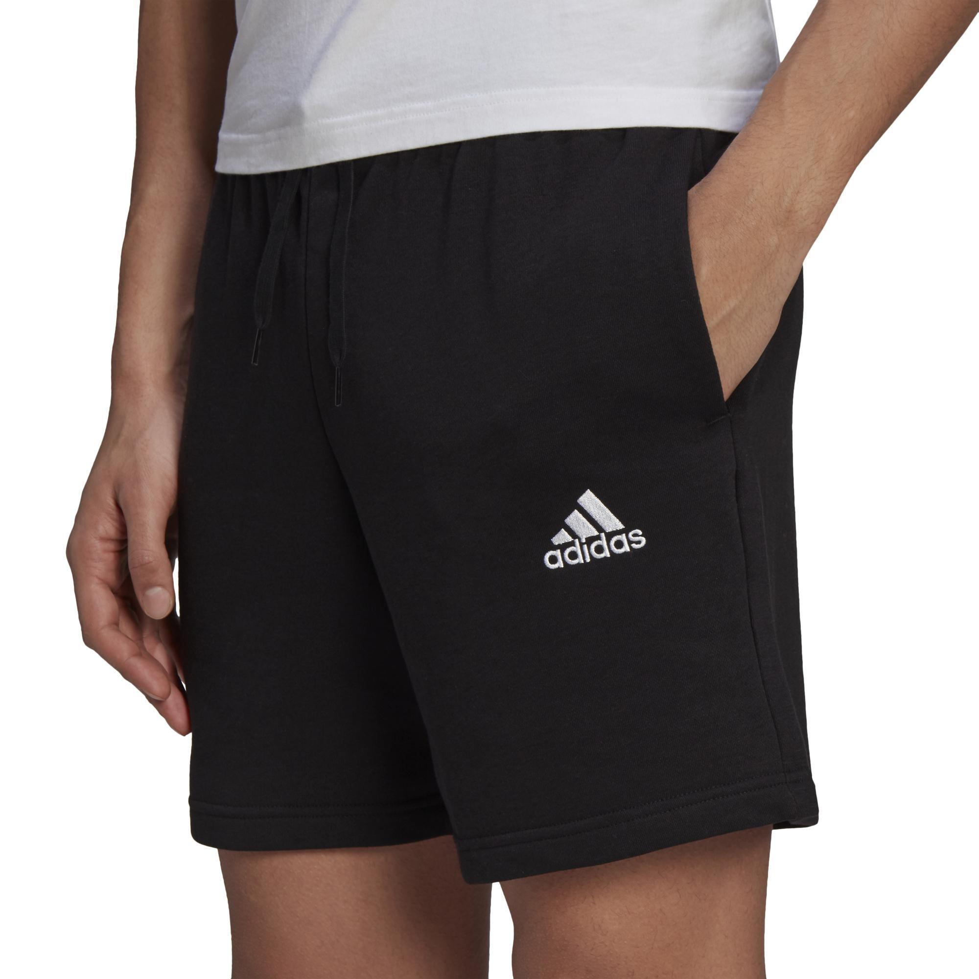 Essentials French Terry Small Logo Shorts, Black, , large image number 3