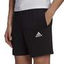 Men Essentials French Terry Small Logo Shorts, Black, A901_ONE, thumbnail image number 3