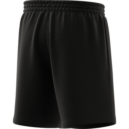 Men Essentials French Terry Small Logo Shorts, Black, A901_ONE, large image number 7