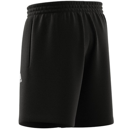 Men Essentials French Terry Small Logo Shorts, Black, A901_ONE, large image number 13