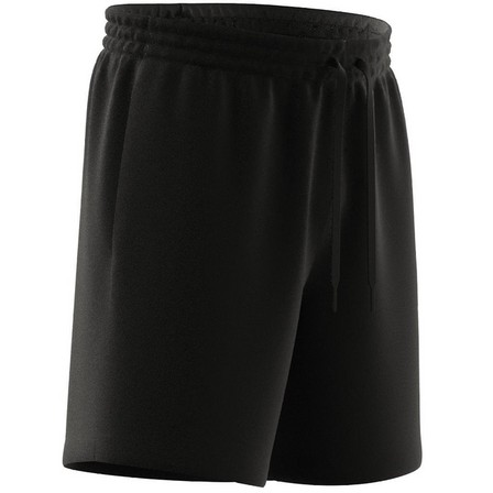 Men Essentials French Terry Small Logo Shorts, Black, A901_ONE, large image number 15