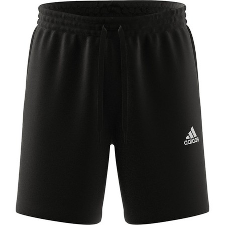 Men Essentials French Terry Small Logo Shorts, Black, A901_ONE, large image number 16