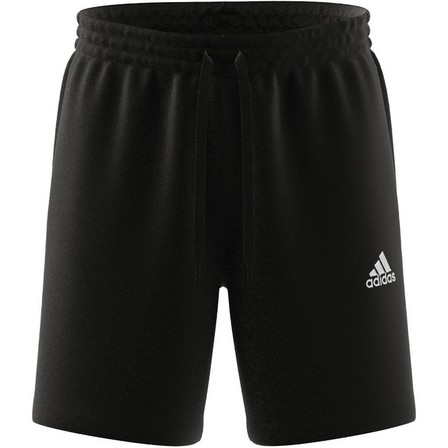 Men Essentials French Terry Small Logo Shorts, Black, A901_ONE, large image number 18