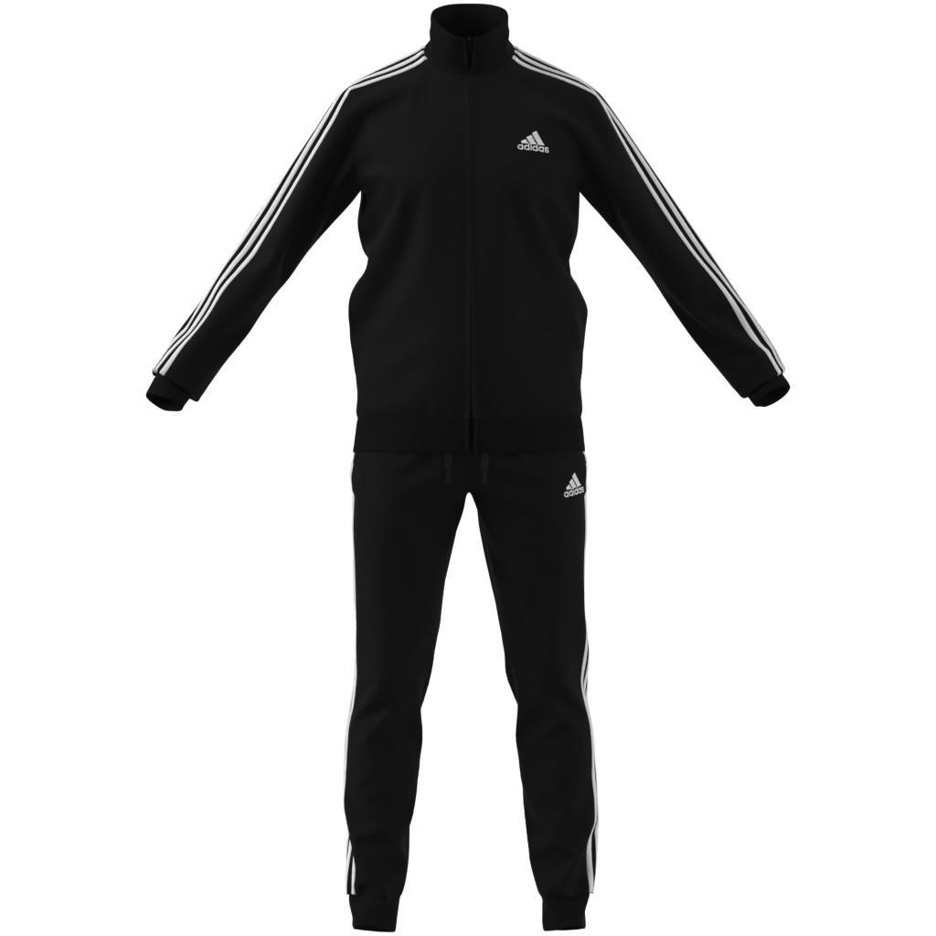 Primegreen Essentials 3-Stripes Track Suit, Black, A901_ONE, large image number 2