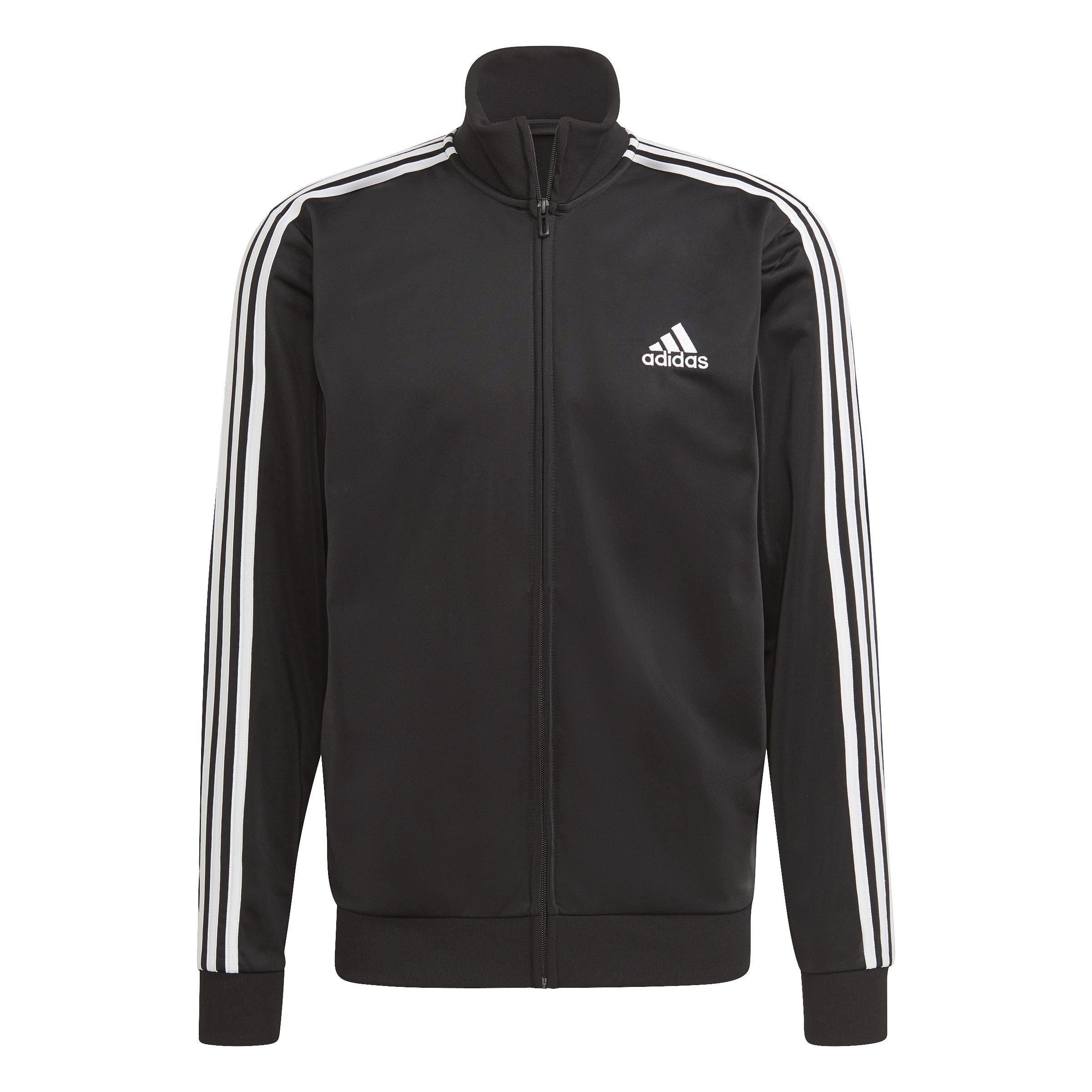 Primegreen Essentials 3-Stripes Track Suit, Black, A901_ONE, large image number 3