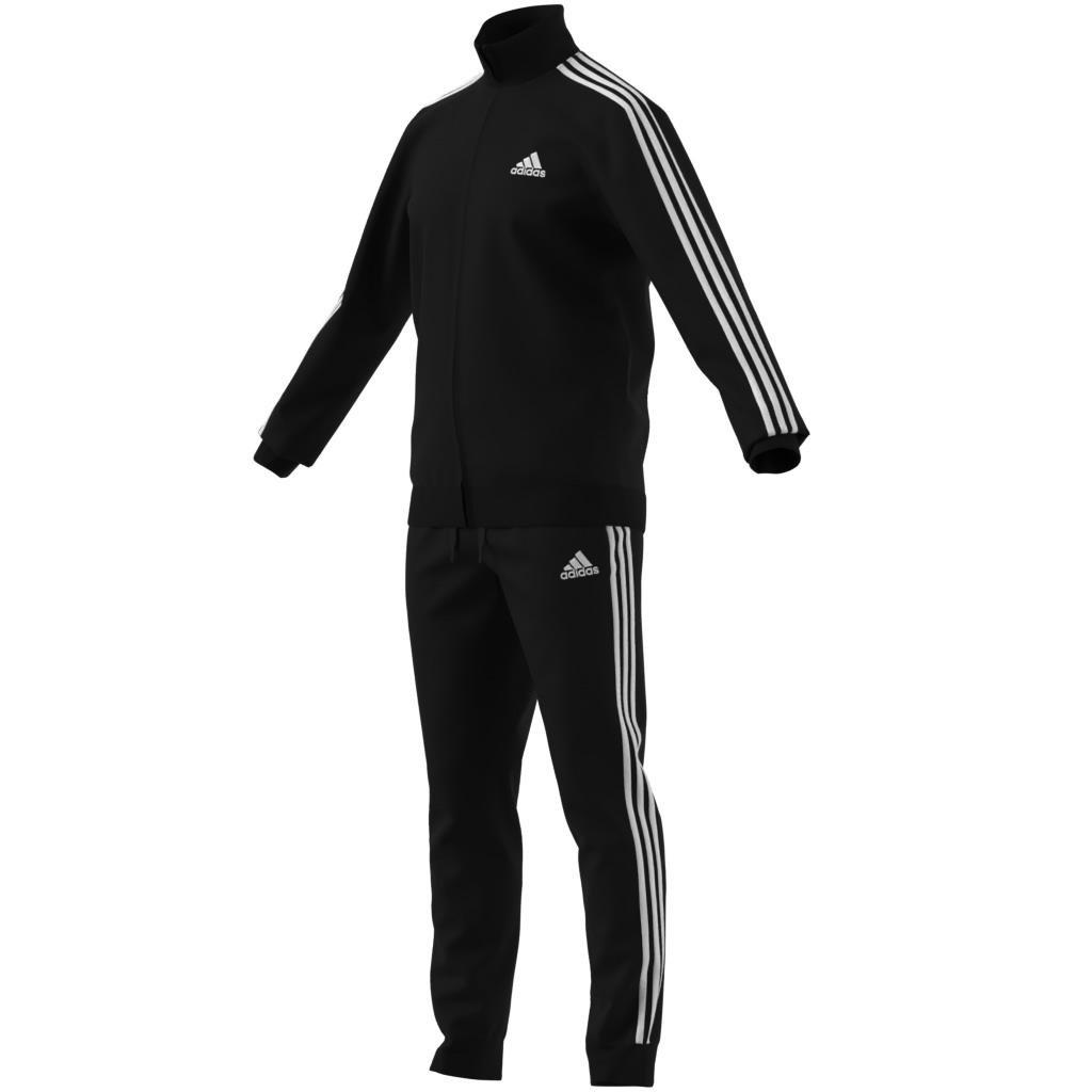 Primegreen Essentials 3-Stripes Track Suit, Black, A901_ONE, large image number 6