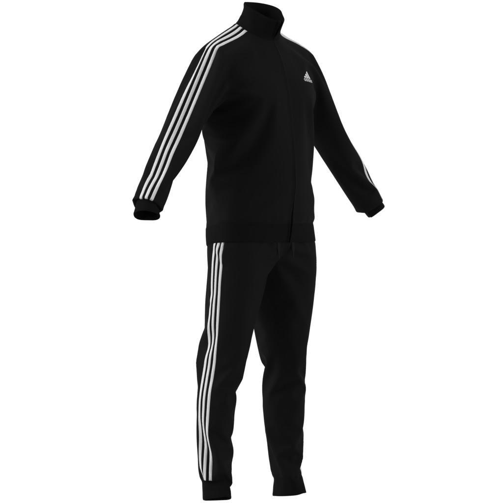 Primegreen Essentials 3-Stripes Track Suit, Black, A901_ONE, large image number 7