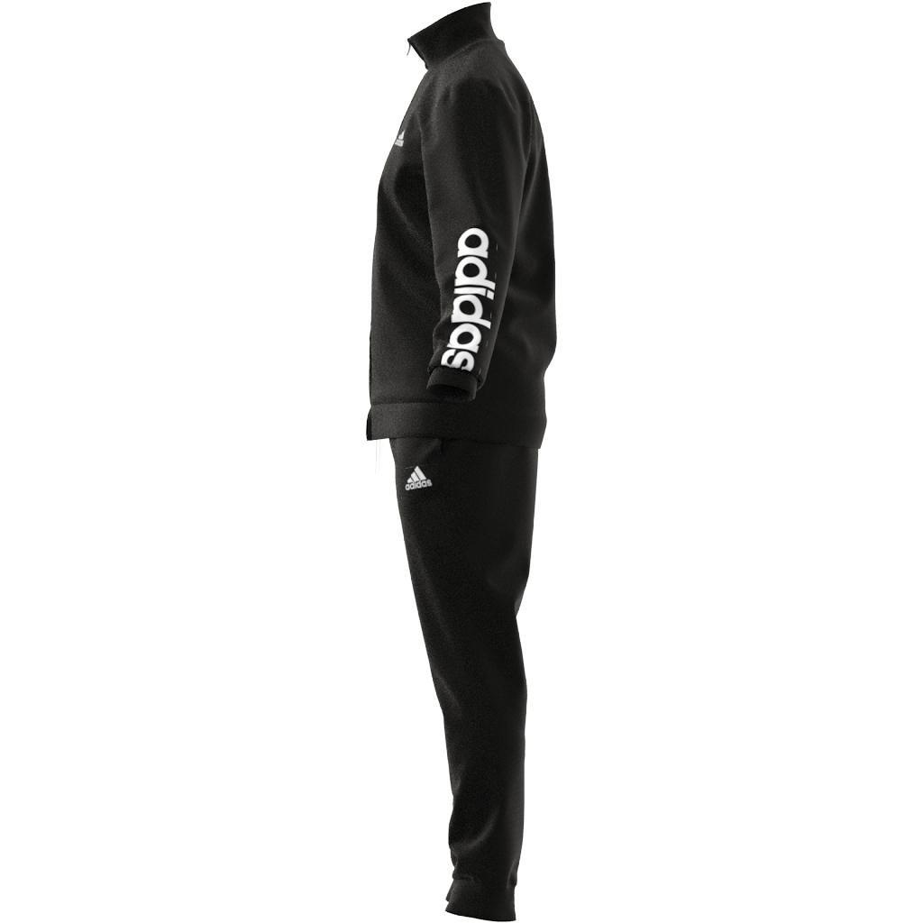 Primegreen Essentials Linear Logo Tracksuit, Black, A901_ONE, large image number 1