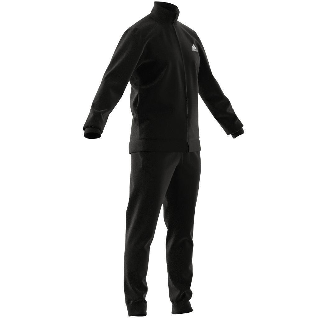 Primegreen Essentials Linear Logo Tracksuit, Black, A901_ONE, large image number 3