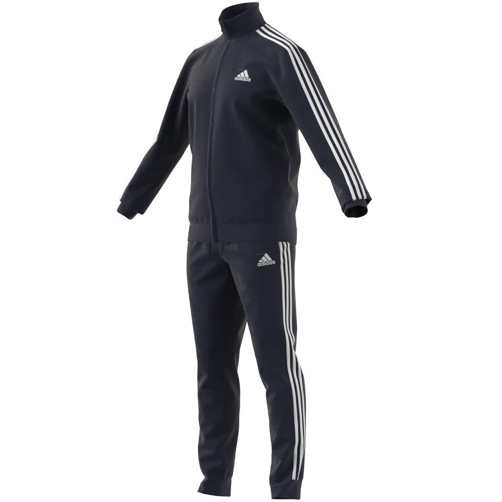 Primegreen Essentials 3-Stripes Track Suit, Blue, A901_ONE, large image number 0