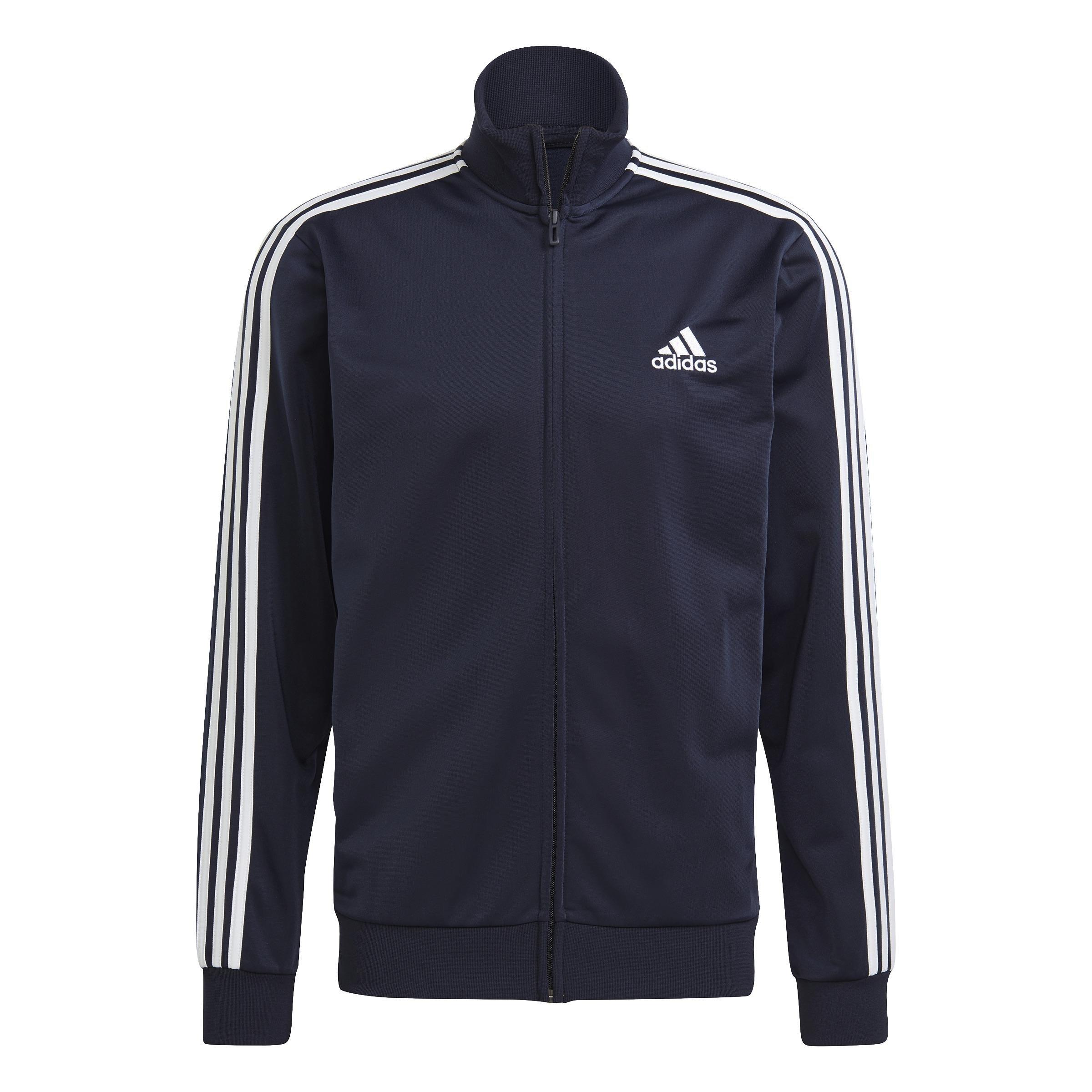 Primegreen Essentials 3-Stripes Track Suit, Blue, A901_ONE, large image number 7