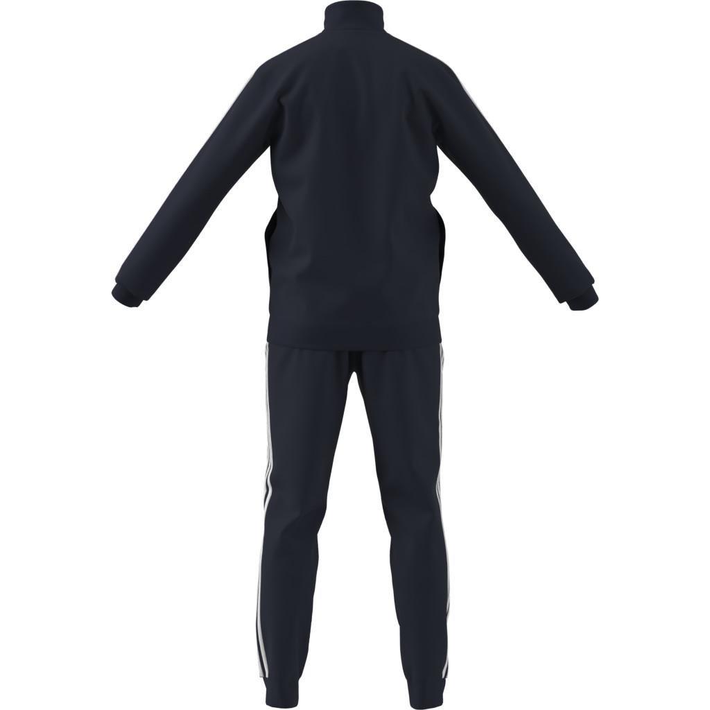 Primegreen Essentials 3-Stripes Track Suit, Blue, A901_ONE, large image number 11