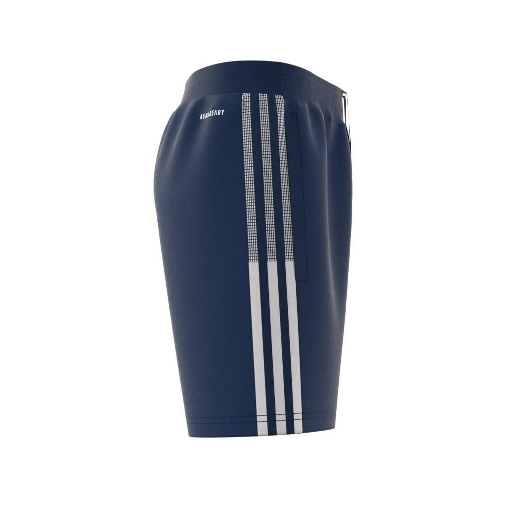 Unisex Kids Tiro 21 Training Shorts, Blue, , large image number 9