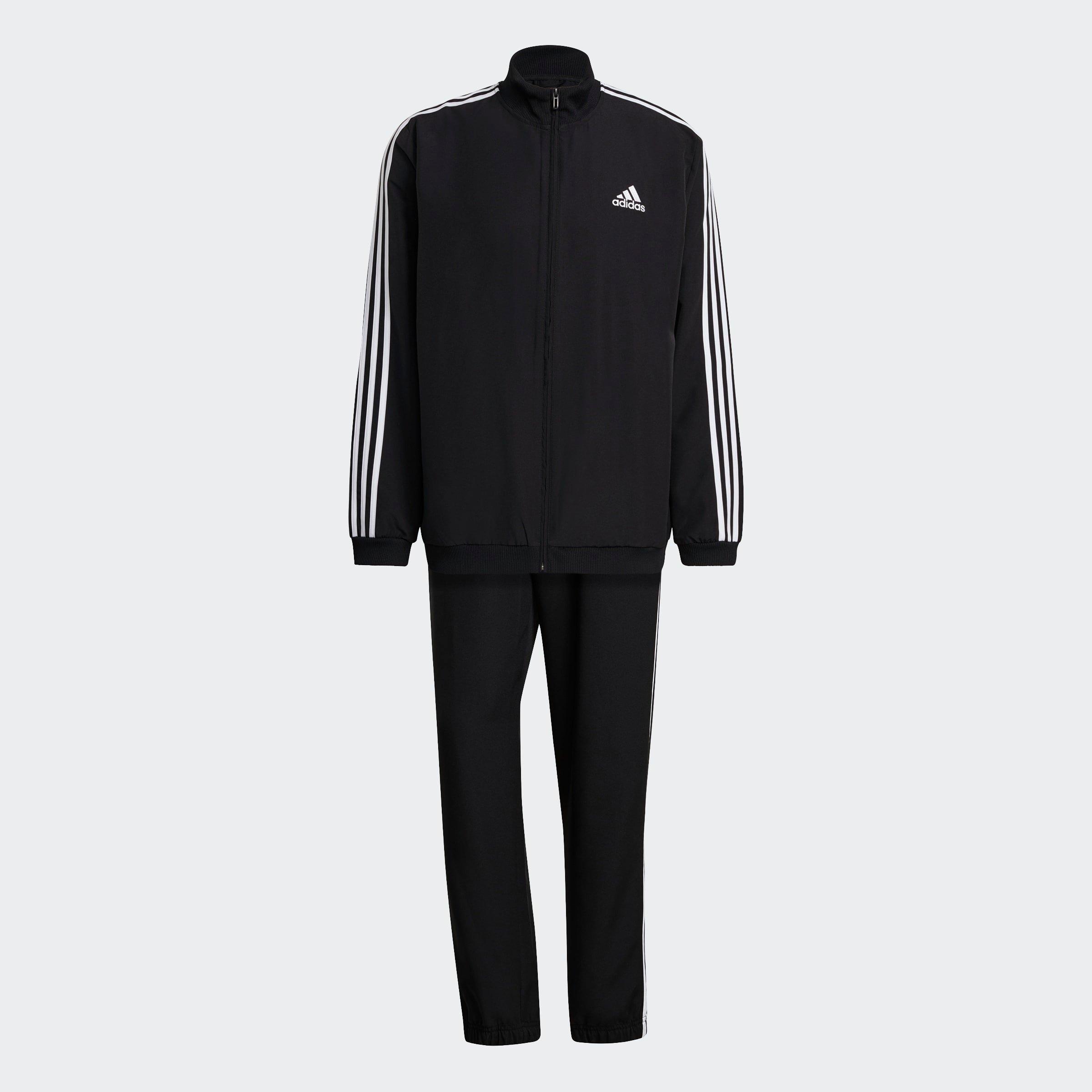 AEROREADY Essentials Regular-Fit 3-Stripes Track Suit, Black, A901_ONE, large image number 0