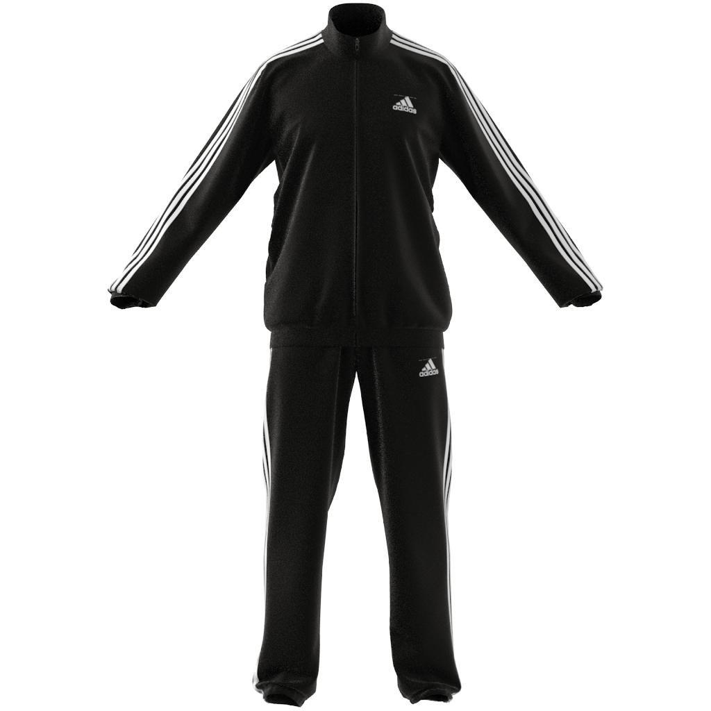 AEROREADY Essentials Regular-Fit 3-Stripes Track Suit, Black, , large image number 1