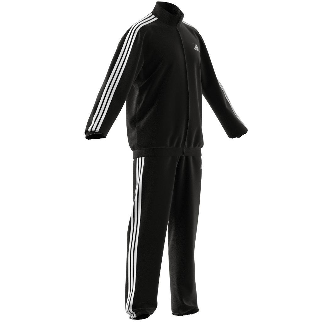 AEROREADY Essentials Regular-Fit 3-Stripes Track Suit, Black, , large image number 7