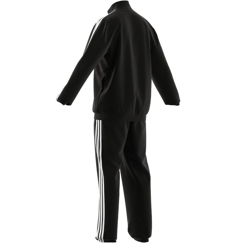 AEROREADY Essentials Regular-Fit 3-Stripes Track Suit, Black, , large image number 8