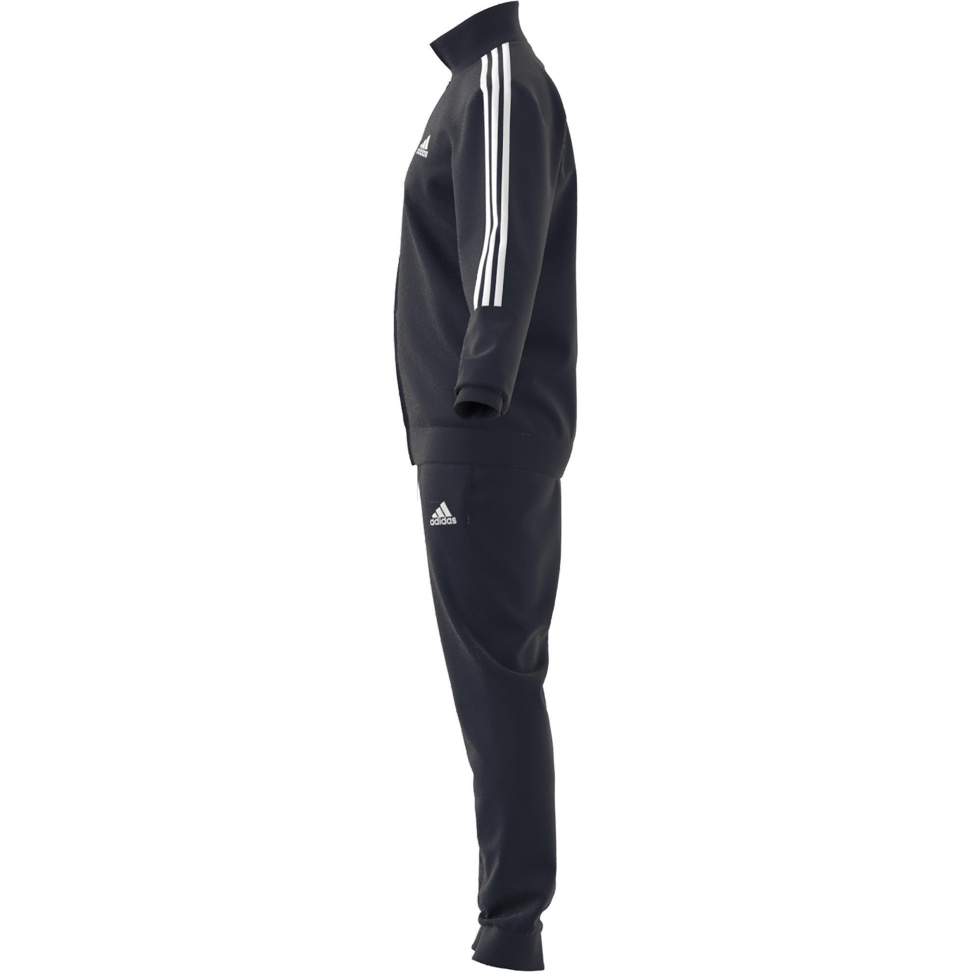 Aeroready Essentials 3-Stripes Tracksuit, Blue, A901_ONE, large image number 12