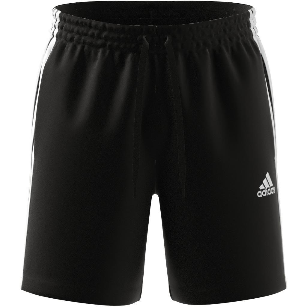 Men Aeroready Essentials 3-Stripes Shorts, Black, A901_ONE, large image number 2