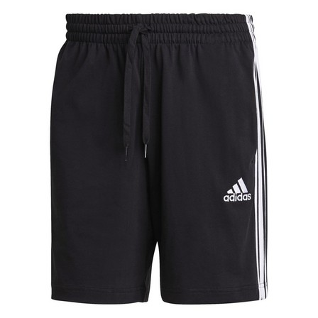 Men Aeroready Essentials 3-Stripes Shorts, Black, A901_ONE, large image number 4
