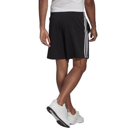Men Aeroready Essentials 3-Stripes Shorts, Black, A901_ONE, large image number 6