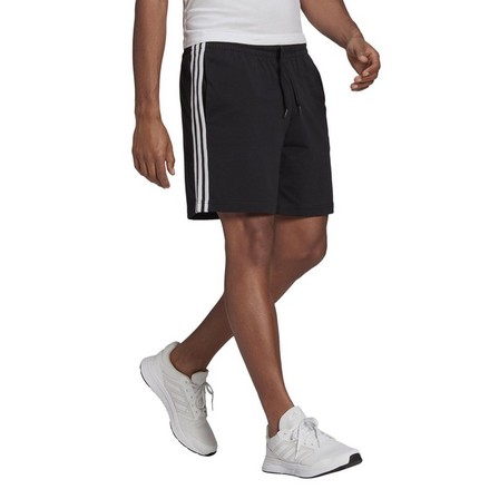 Men Aeroready Essentials 3-Stripes Shorts, Black, A901_ONE, large image number 16