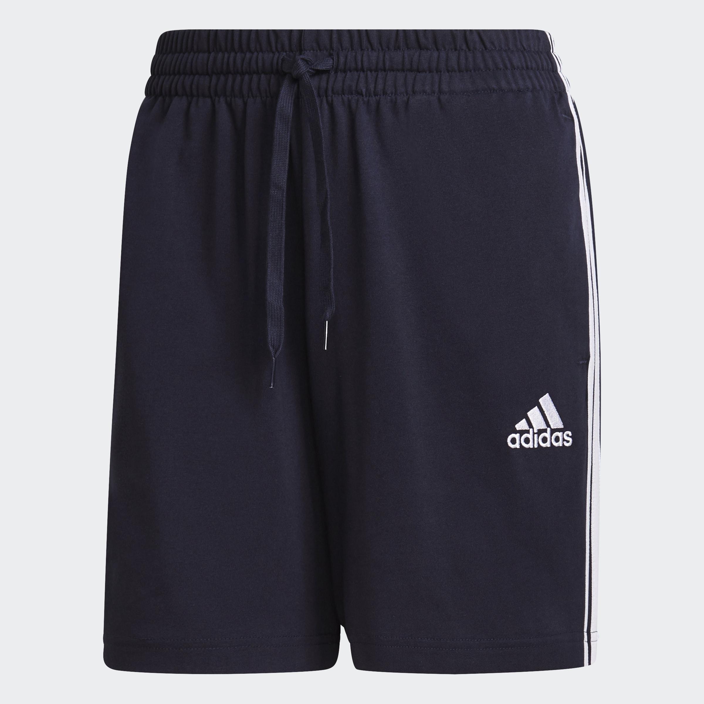 AEROREADY Essentials 3-Stripes Shorts, Blue, A901_ONE, medium