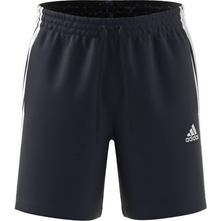 Men Aeroready Essentials 3-Stripes Shorts, Navy, A901_ONE, large image number 2