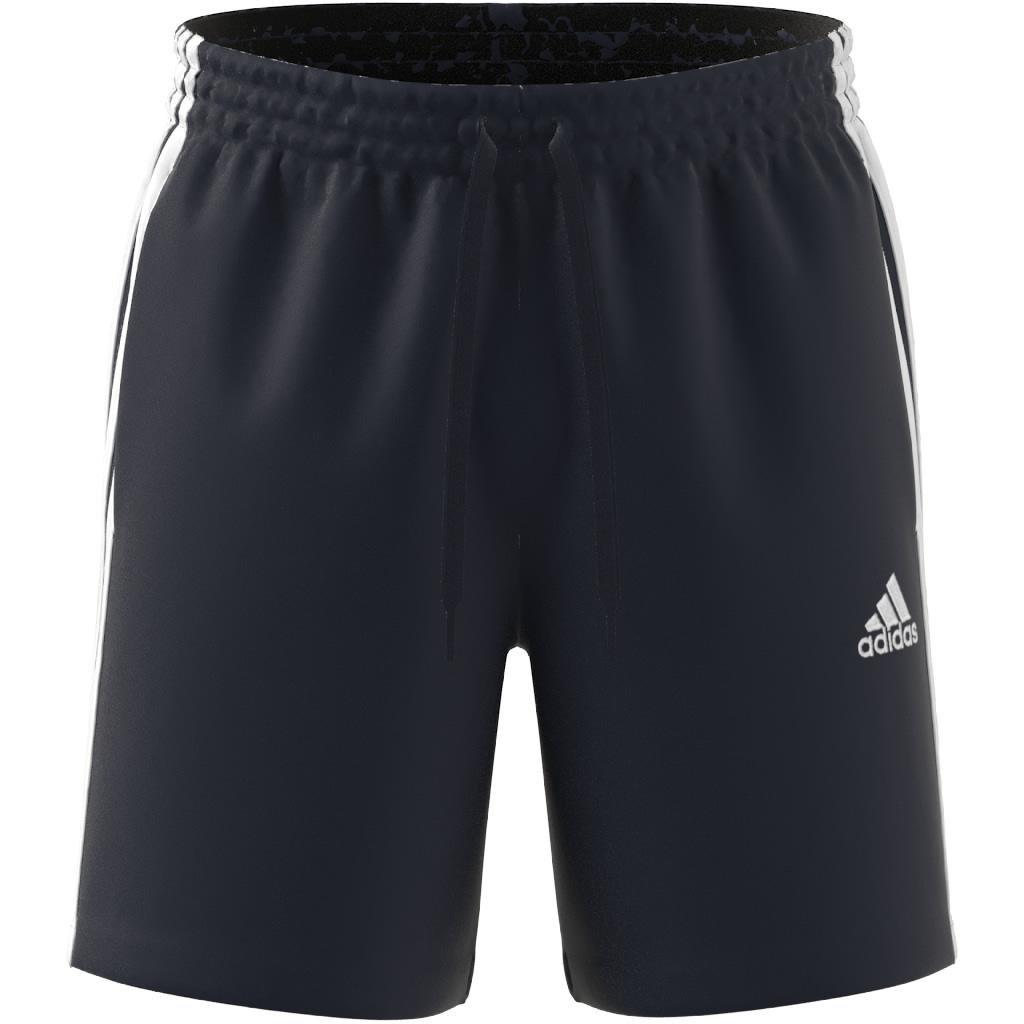 AEROREADY Essentials 3-Stripes Shorts, Blue, A901_ONE, large image number 2