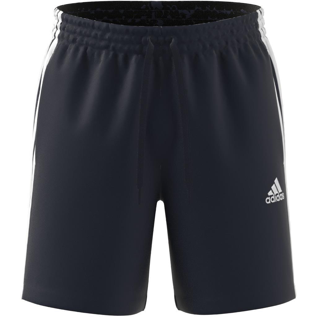 Aeroready Essentials 3-Stripes Shorts, Blue, A901_ONE, large image number 2