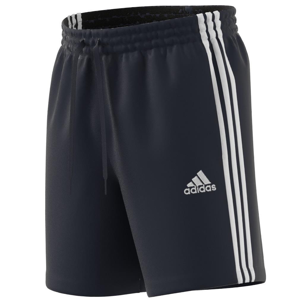 AEROREADY Essentials 3-Stripes Shorts, Blue, A901_ONE, large image number 4