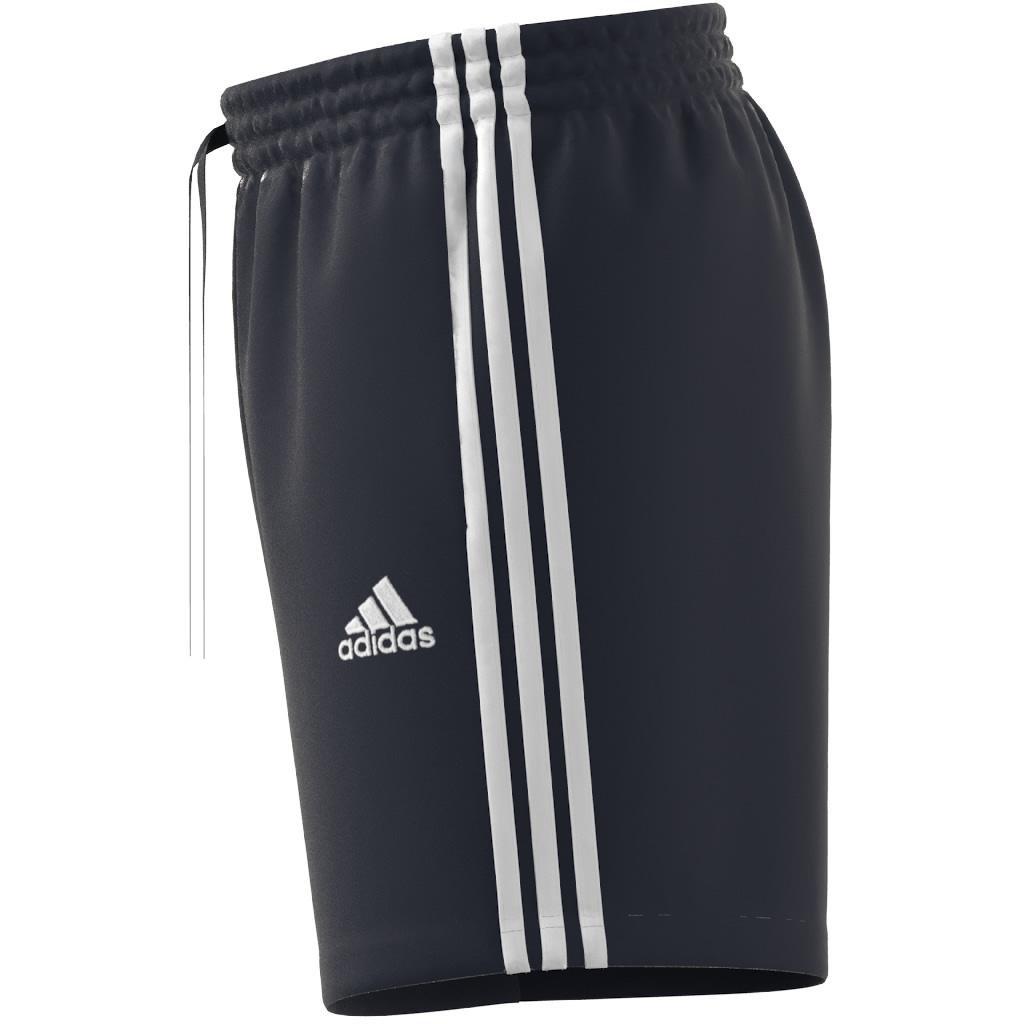 AEROREADY Essentials 3-Stripes Shorts, Blue, A901_ONE, large image number 6