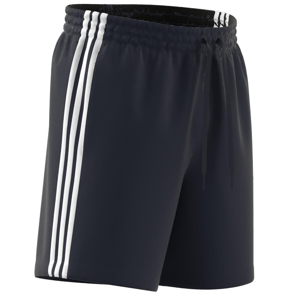 AEROREADY Essentials 3-Stripes Shorts, Blue, A901_ONE, large image number 7