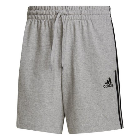 Men Aeroready Essentials 3-Stripes Shorts, Grey, A901_ONE, large image number 2