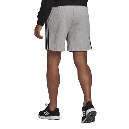 Men Aeroready Essentials 3-Stripes Shorts, Grey, A901_ONE, large image number 5