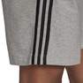 Men Aeroready Essentials 3-Stripes Shorts, Grey, A901_ONE, thumbnail image number 8