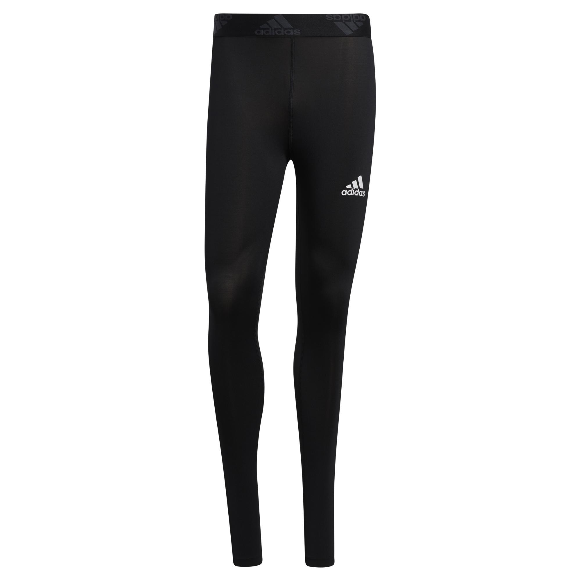 Techfit 3-Stripes Long Tights, Black, A901_ONE, large image number 4