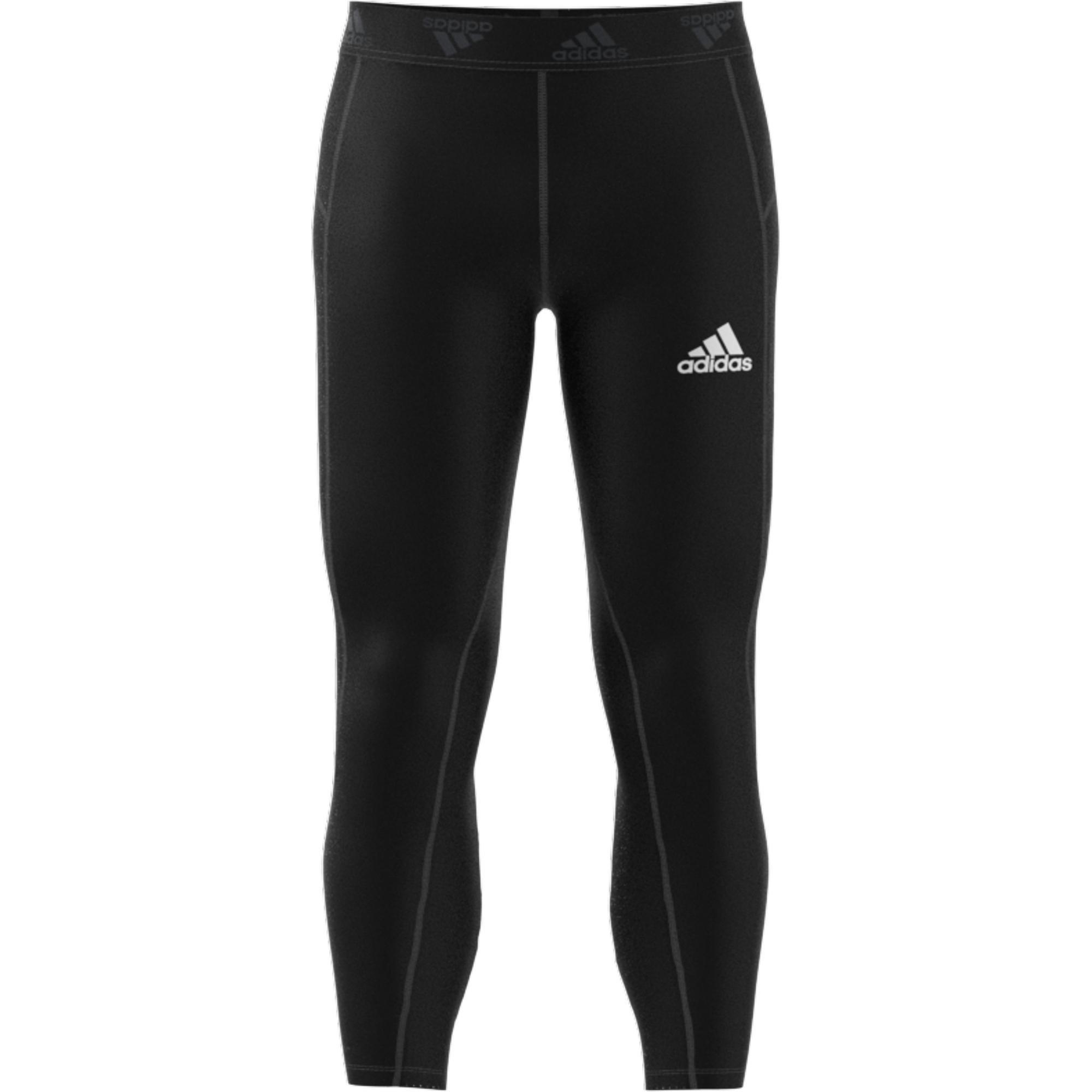 Techfit 3-Stripes Long Tights, Black, , large image number 5